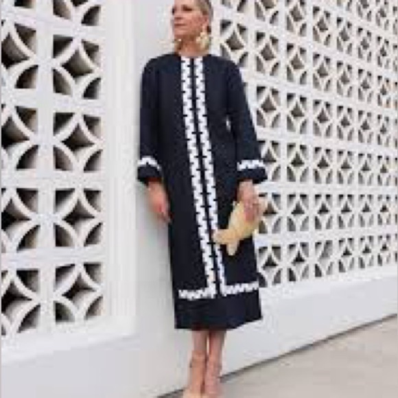 Tuckernuck,Atlantic-Pacific Navy Dress,”Let Compliments Begin”,Size M - Picture 1 of 11